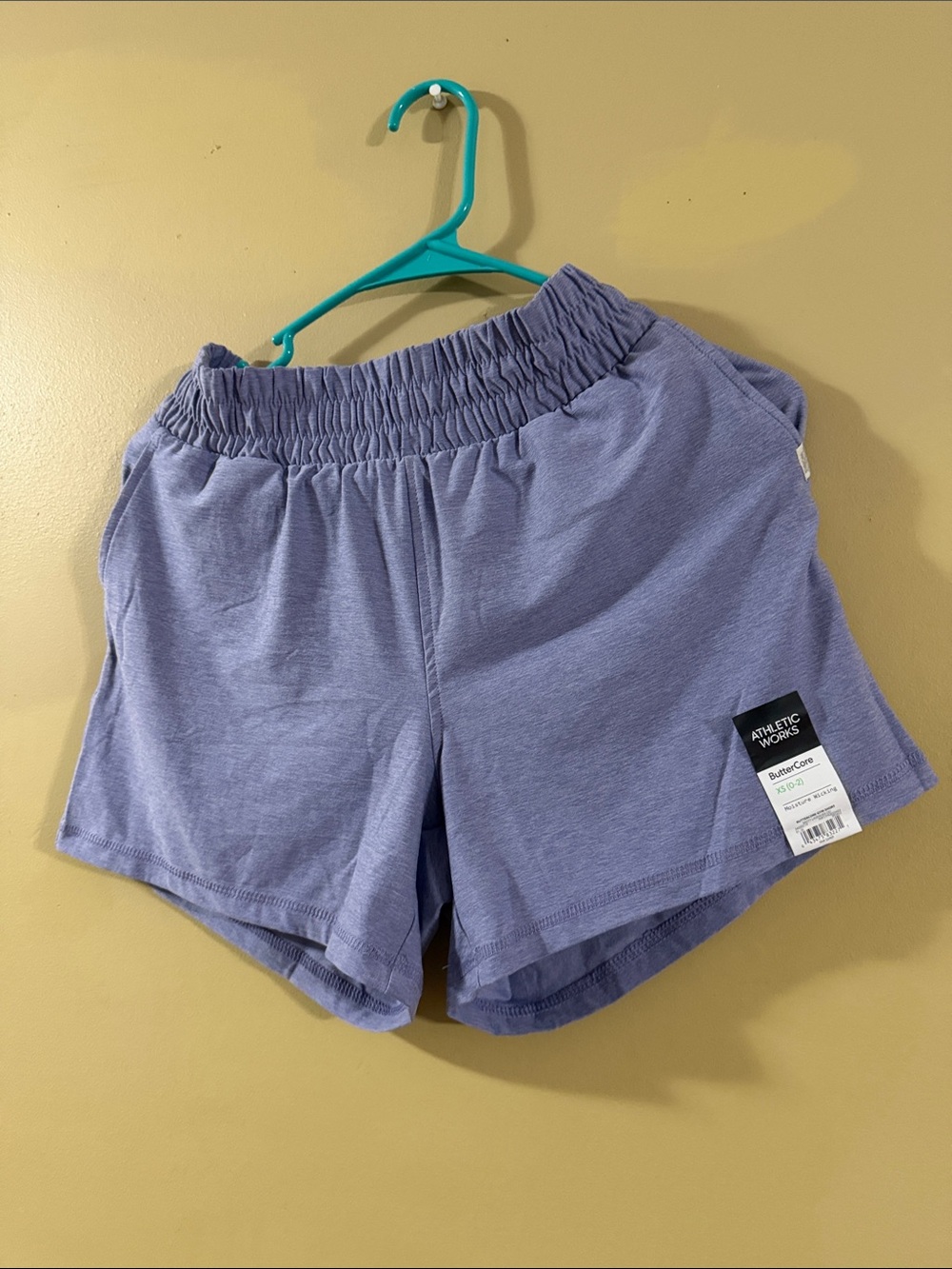 Athletic Works Lavender-Blue Women's Athletic Shorts